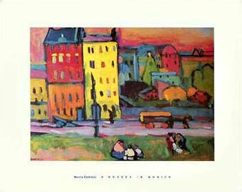 Wassily Kandinsky - Houses in Munich